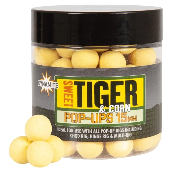 Rabatt Dynamite Baits Big Fish Sweet Tiger & Corn Pop-ups 15mm