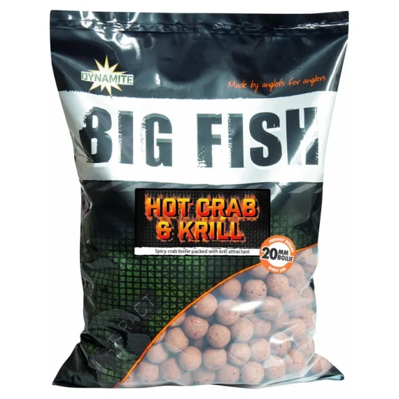 Dynamite Baits Big Fish Hot Crab & Krill Boilies 1,8kg Köp online