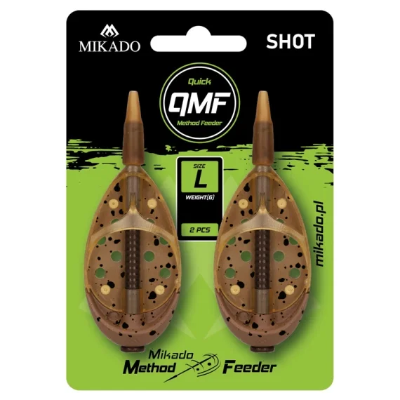 Mikado Method Feeder Shot Q.M.F. System L (2-pack) Snabb frakt