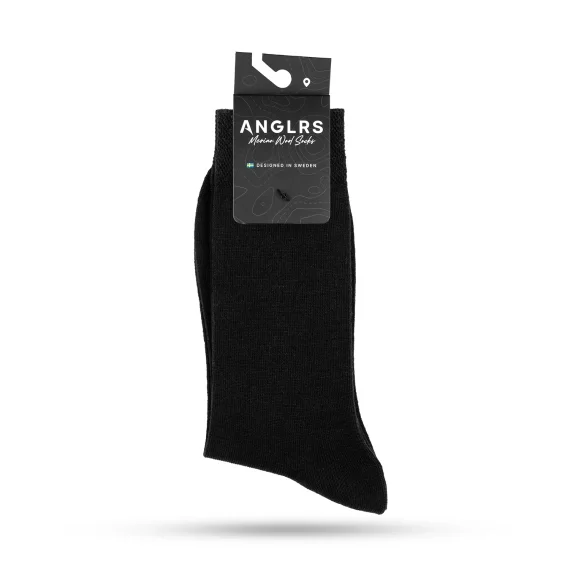 Billigare Anglrs Merino Wool Socks Black 41-46 1-pack
