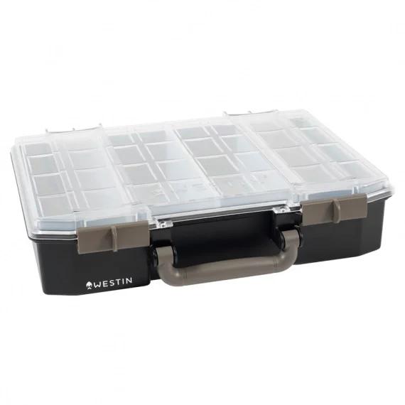 Westin W6 Lure Vault 79x337x278 Incl. 4 inserts Black/Clear Säker betalning