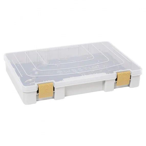 Westin W3 Rig Box 28x19,5x4,5cm Grey/Clear I lager