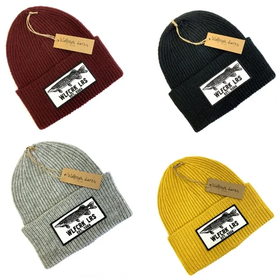 Endast idag Wolfcreek Pike Patch Knitted Beanie (Onesize)