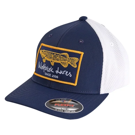 Wolfcreek Pike Patch Airmesh Flexfit Navy/White Utförsäljning