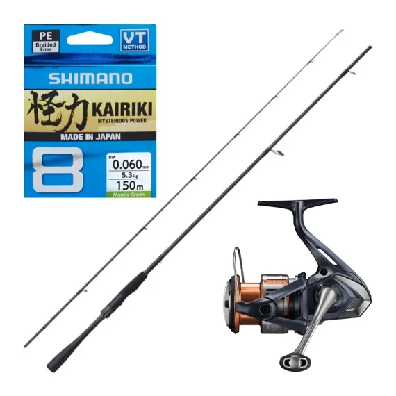 Begränsad tid Shimano Zodias Spinning Combo 2,13m 7'0''5-15g 2pc
