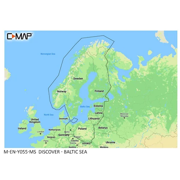 C-MAP DISCOVER SVERIGE Y055 SD Kampanjpris