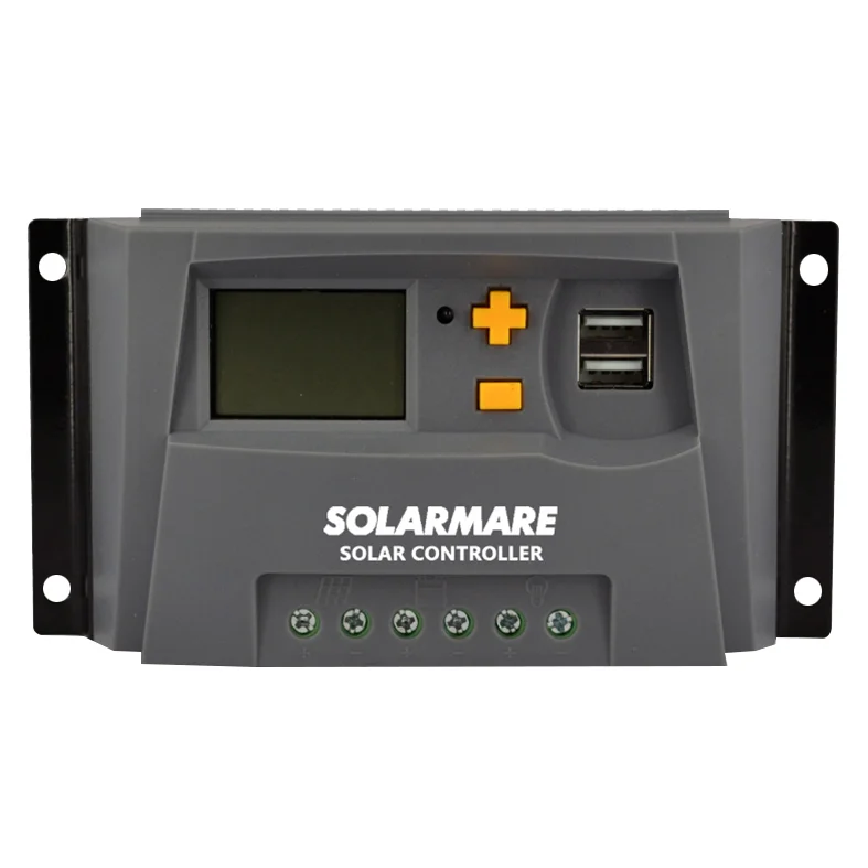 10A PWM REGULATOR DISPLAY SOLARMARE Snabb frakt