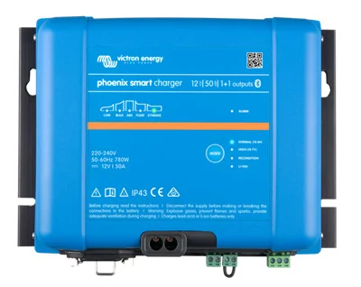 VICTRON PHOENIX SMART IP43 12/50(1+1) 120-230V Populär