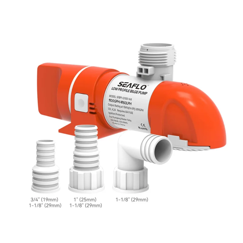 Utförsäljning LÄNSPUMP SEAFLO 1100GPH LOW PRO 12V