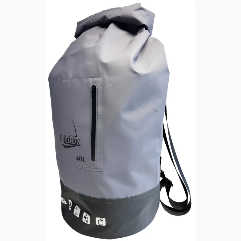 DRY BAG E-BRIDGE GRÅ 40L Premium