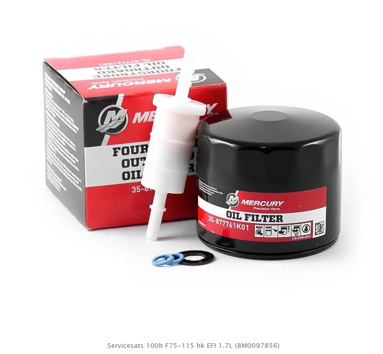 MERCURY F80-115 EFI 1,7L SERVICEKIT 100H Begränsat erbjudande