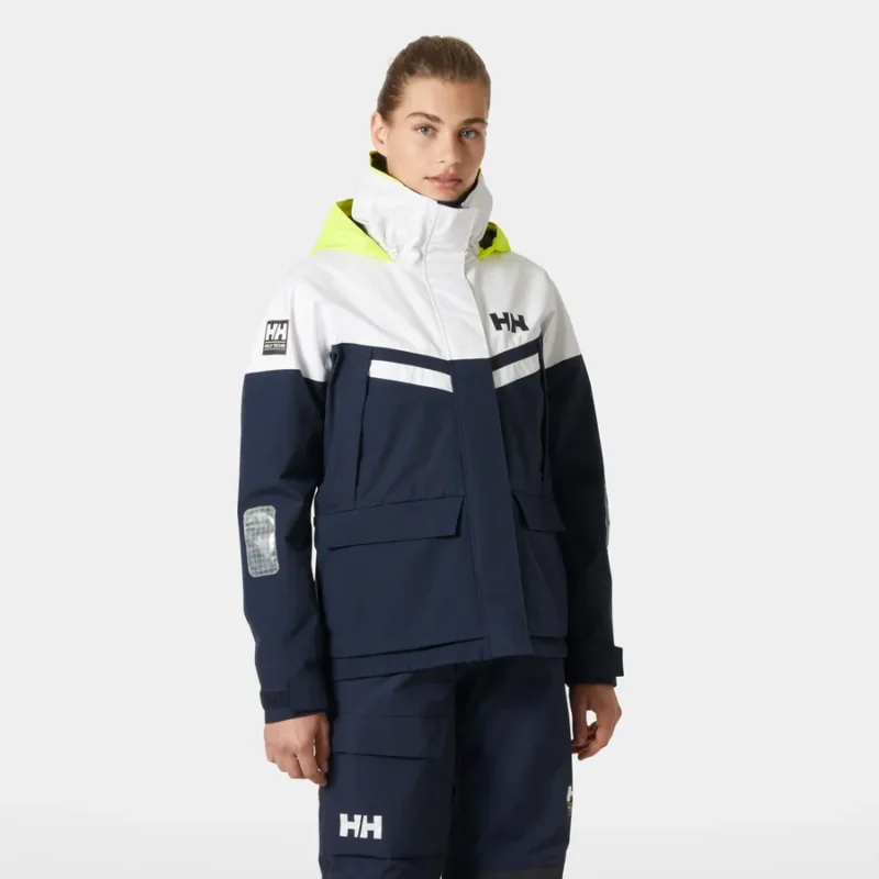 JACKA HELLY HANSEN PIER 4.0 NAVY/VIT DAM S risnedsättning