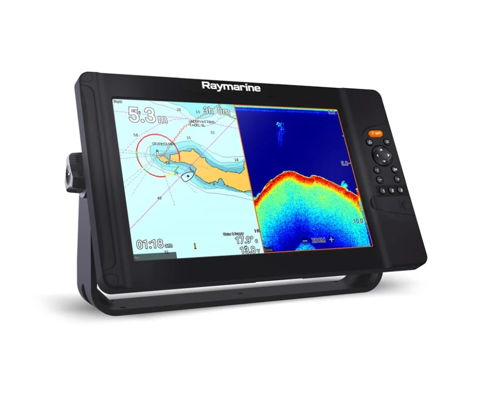 RAYMARINE ELEMENT 12S INKL. LIGHTHOUSE SJÖKORT NORRA EUROPA I lager