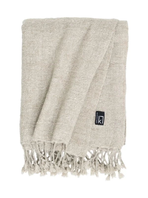 PLÄD BEIGE SJÖVALLEN KOSTA Utförsäljning