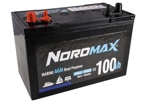 Säker betalning NORDMAX AGM 100AH