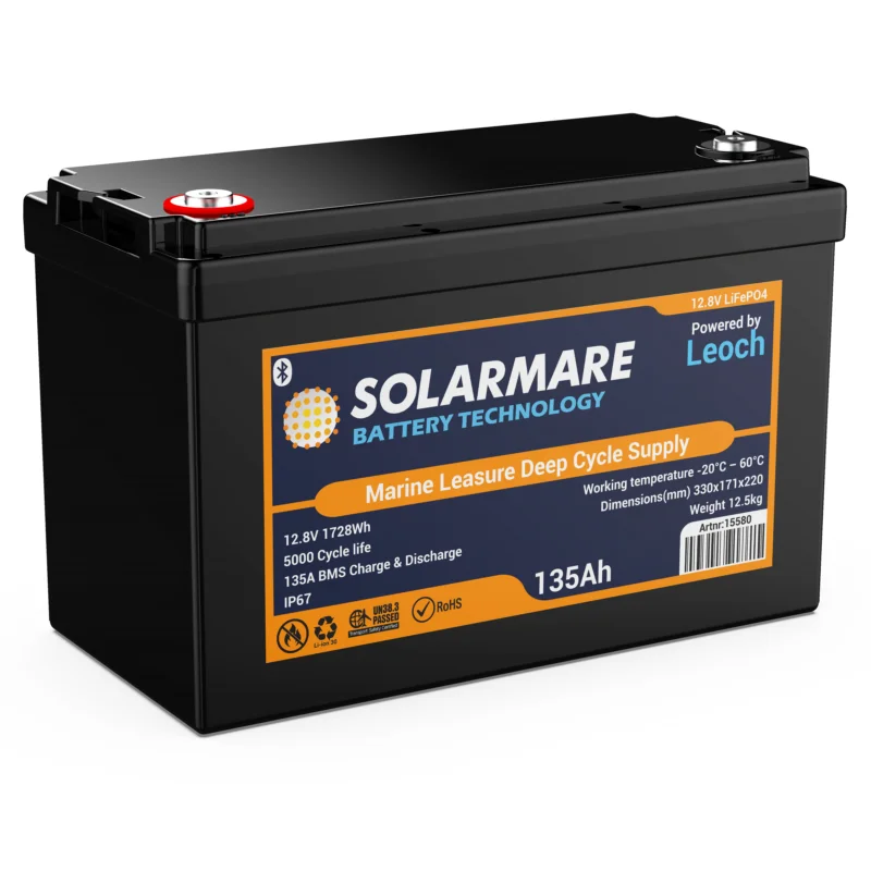 SOLARMARELITIUM DEEP CYCLE BT 135AH Extra rabatt