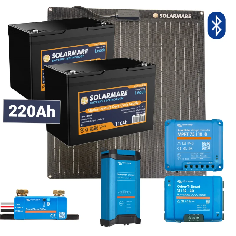 Kampanjpris LITIUMPAKET +++ 220AH SOLARMARE