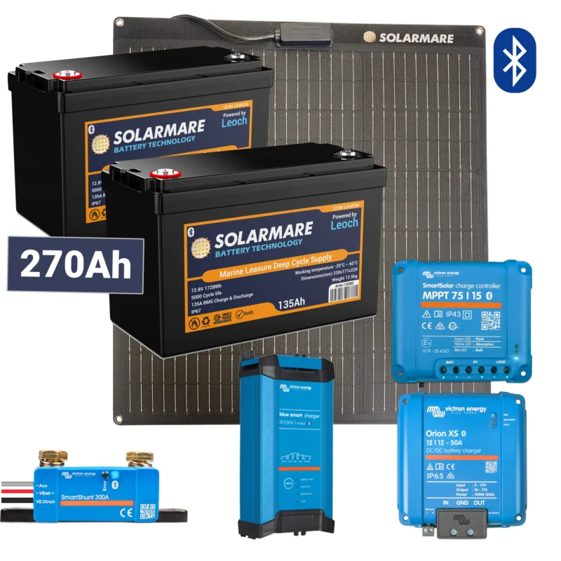 Rabatter LITIUMPAKET +++ 270AH SOLARMARE