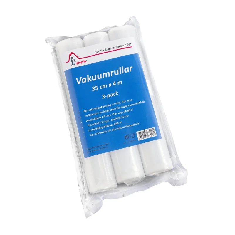 Begränsad tid Pingvin Vakuumrullar 90my 35cmx4m 3-pack