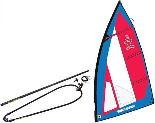Starboard Windsurfer Rig Set 5,7 Blue/Red Rabatter
