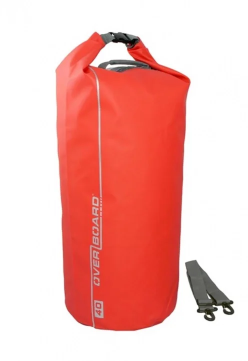 Overboard vattentät väska 40 liter röd Expressleverans