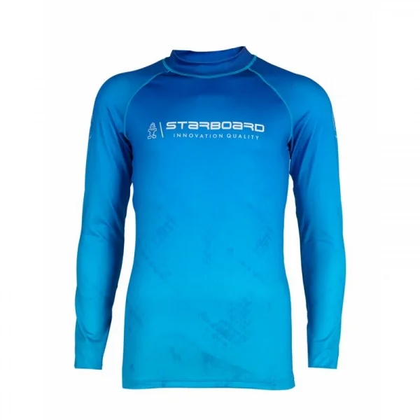 Starboard Men Long Sleeve Lycra Blue Carbon Rabatt