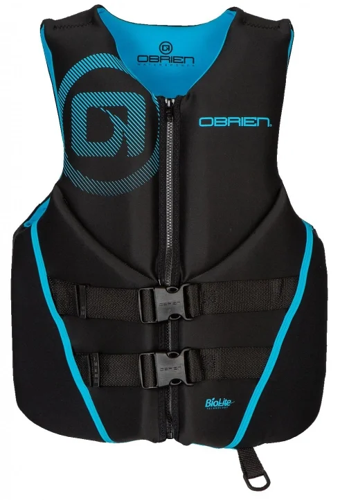 Obrien Mens Traditional Life Jacket Cyan Begränsat erbjudande