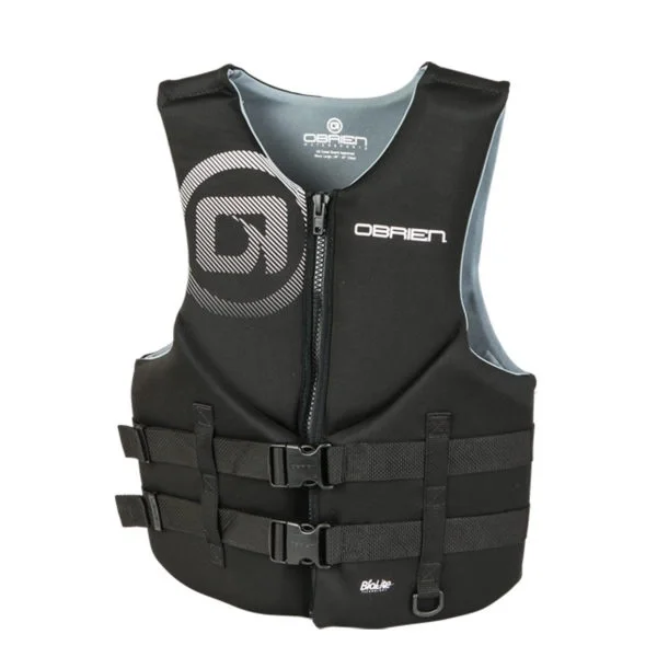 Obrien Mens Traditional Life Jacket Svart Sänkt pris