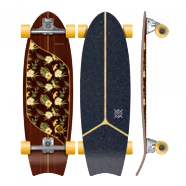 Begränsat erbjudande Flying Wheels Surfskate 31 Moorea Plumeria STR Surfskate (9.5)