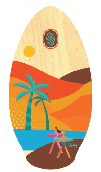 Trygg betalning Skimboard SkimOne 41 105cm Lanikai Red Orange