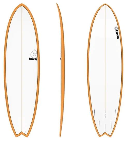 Surfbräda Torq Fish 6 6 orange rail Endast denna vecka