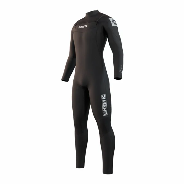 Begränsat antal Våtdräkt Herr 3/2 Mystic Star Fzip Black