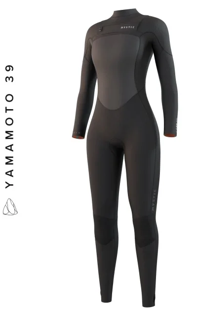Mystic Gem Fullsuit 5/4mm Double Fzip Women Black Snabb leverans