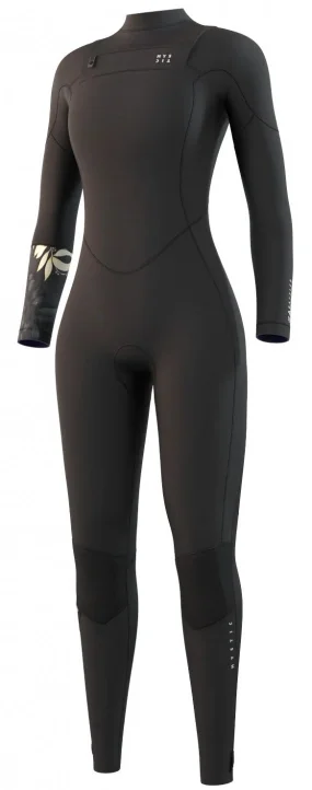 Mystic Dazzled Fullsuit 5/3mm Double Fzip Women Black Fynd