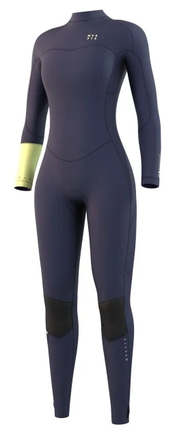 Mystic Dazzled Fullsuit 5/3mm Bzip Women Night Blue Nedsatt pris