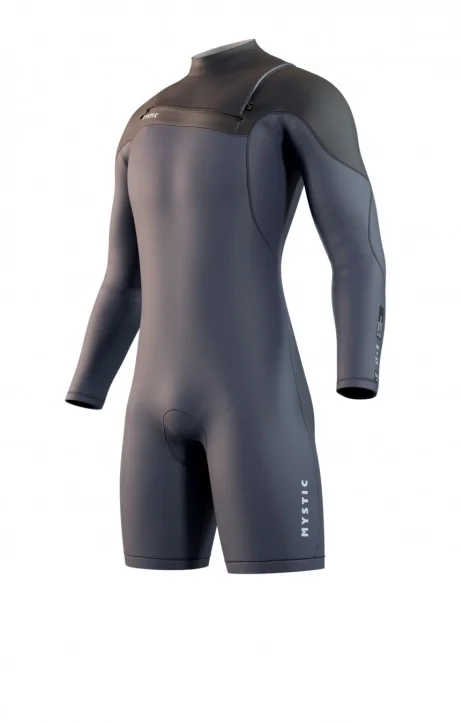 Våtdräkt Herr 3/2 Mystic Star Longarm Shorty Fzip Navy Endast idag