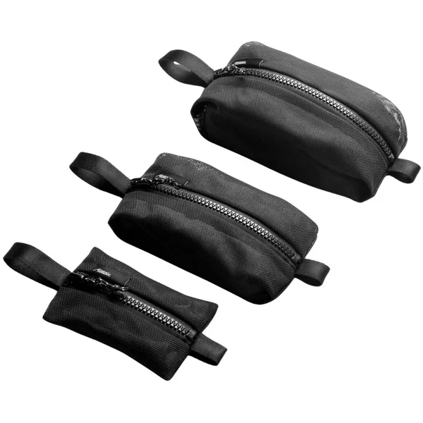 Mesh Organizer Bag Set 3-Pack Black Nedsatt pris