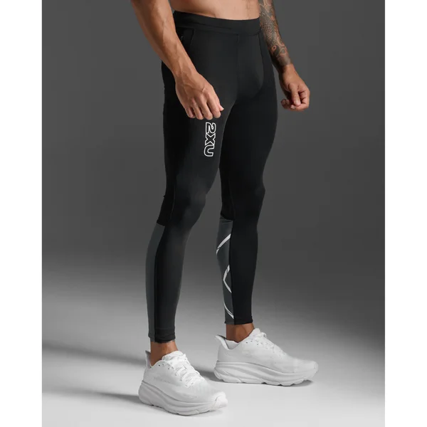 Light Speed React Compression Tights Black/White Reflective Erbjudande