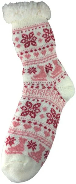W's Heat Max Sock Star White Rea