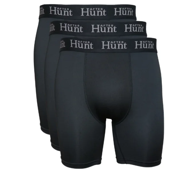 Sista chansen Mens Boxer Underwear Long 3-pack Black