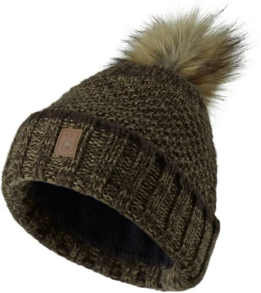Trygg betalning Lady Knitted Hat Art Green