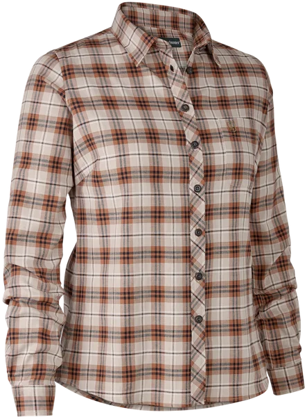 Beställ nu Lady Louisa Shirt Orange Check