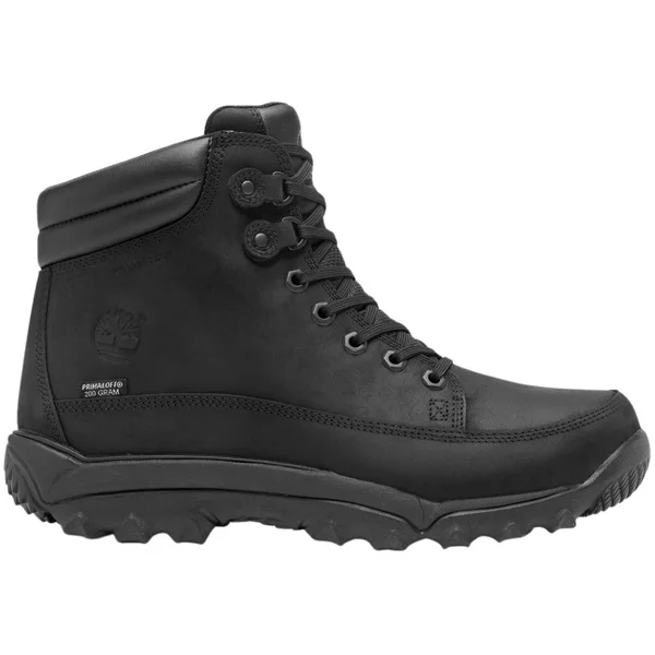 Mens Rime Ridge Mid Lace Up Waterproof Hiking Boot Black Expressleverans