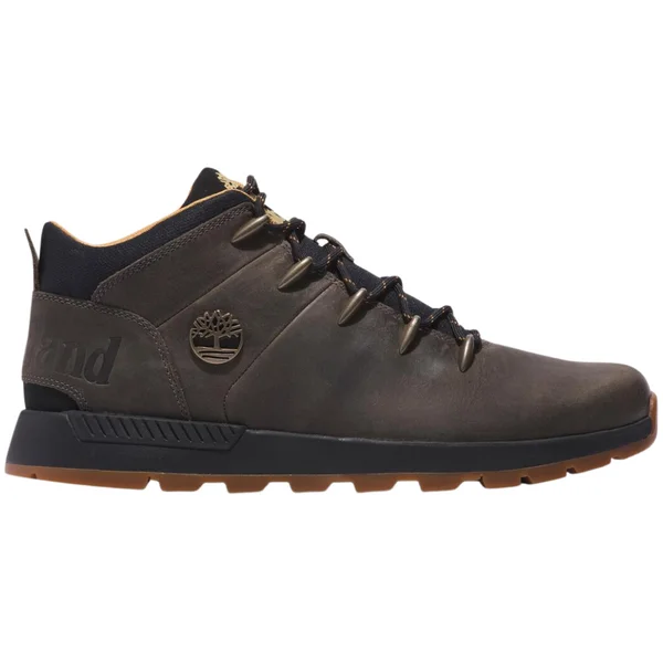 Mens Sprint Trekker Mid Lace Up Sneaker Castlerock Expressleverans