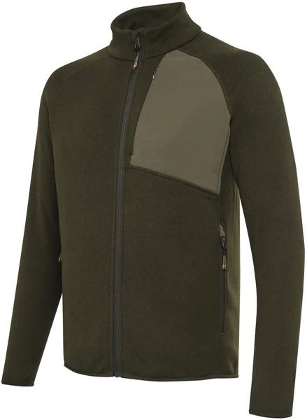 M's Abisko Full Zip Fleece Green Moss Sänkt pris