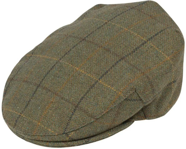 Handla nu M's Rutland Tweed Cap Dark Moss