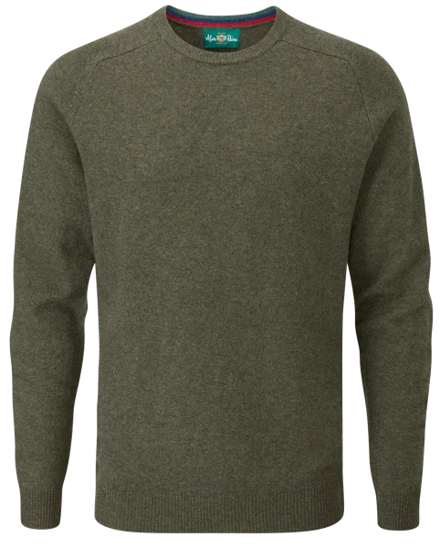 Begränsat erbjudande M's Streetly Crew Neck Pullover Seaweed