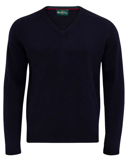 M's Streetly V-Neck Pullover Navy Begränsad tid