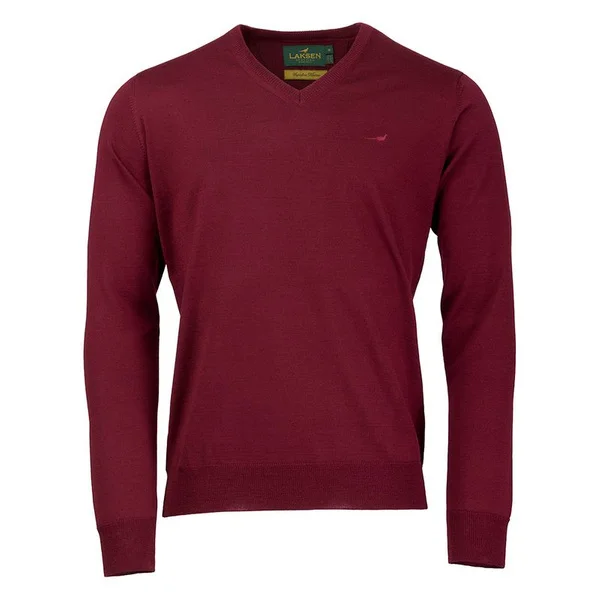 M's Sussex V-Neck Bordeaux Handla nu