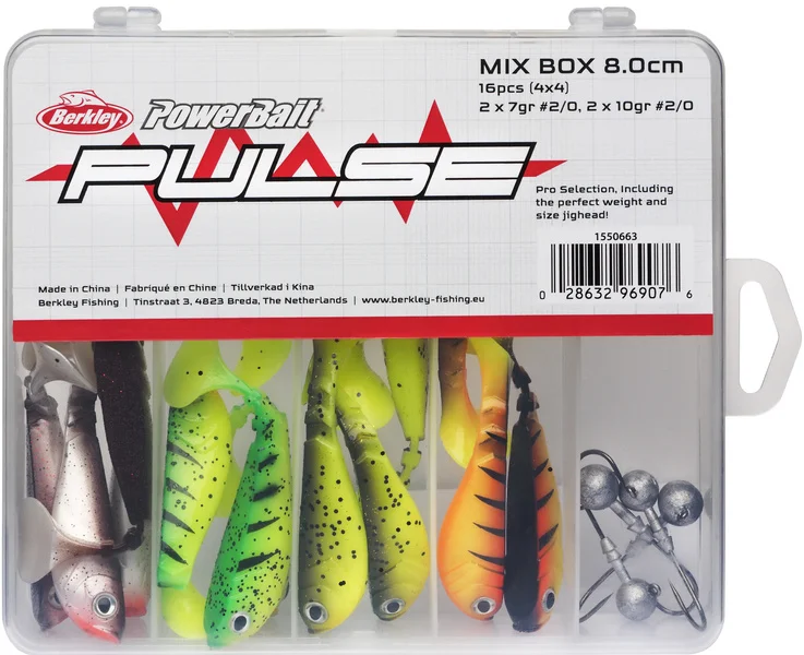 Erbjudandepris Pulse Shad Box 8cm Incl. Jigheads